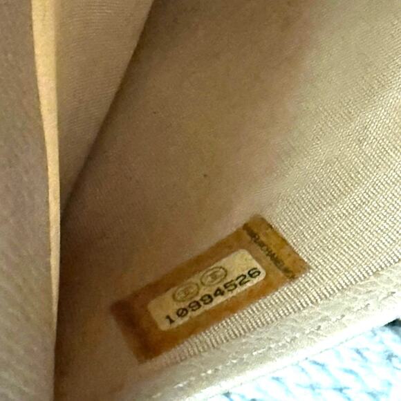 Chanel Vintage Camel Colored Long Snap Wallet - Picture 9 of 10